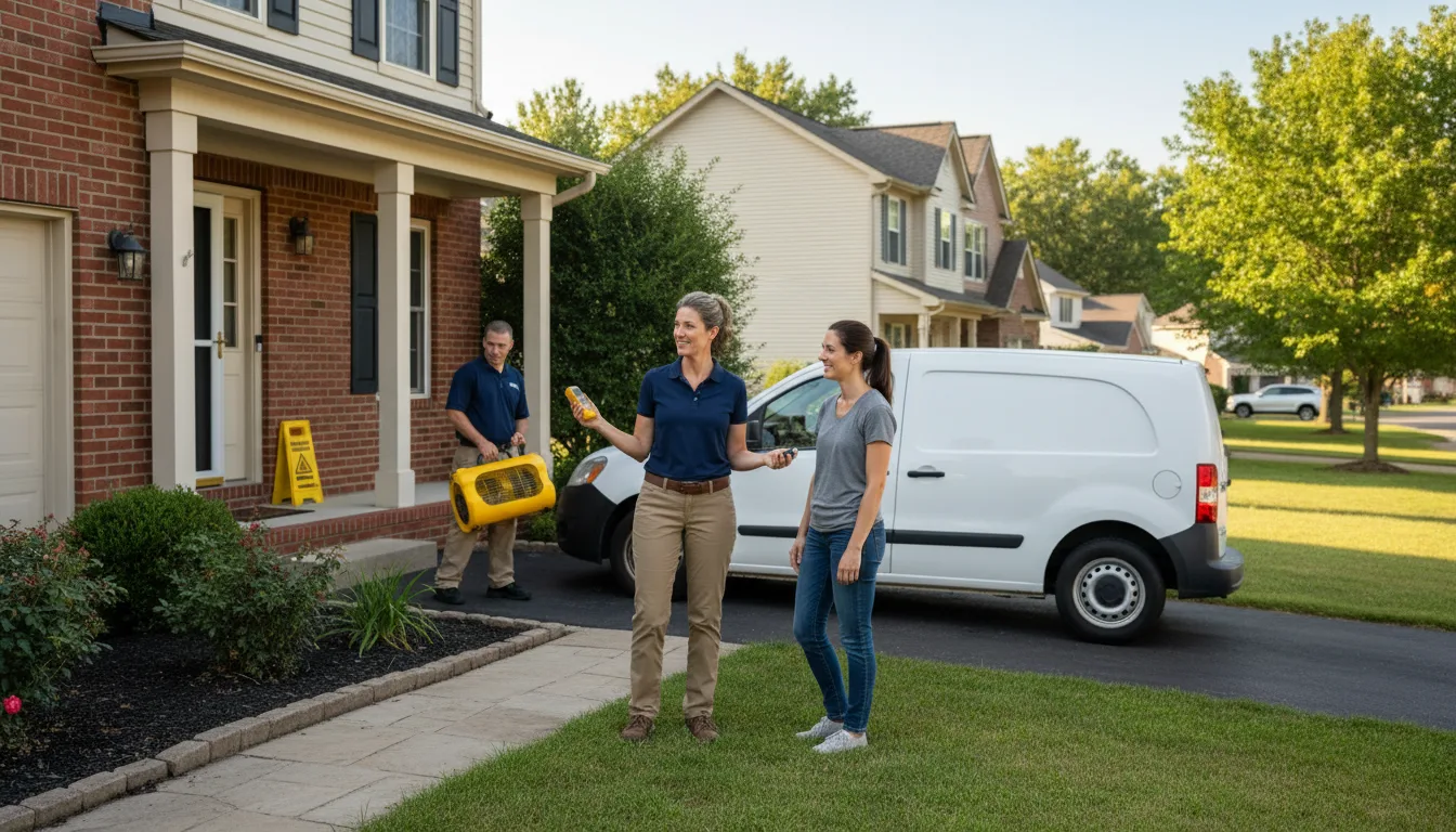 Water restoration image for Dehumidification And Cleanup Services in Cambridge, IA